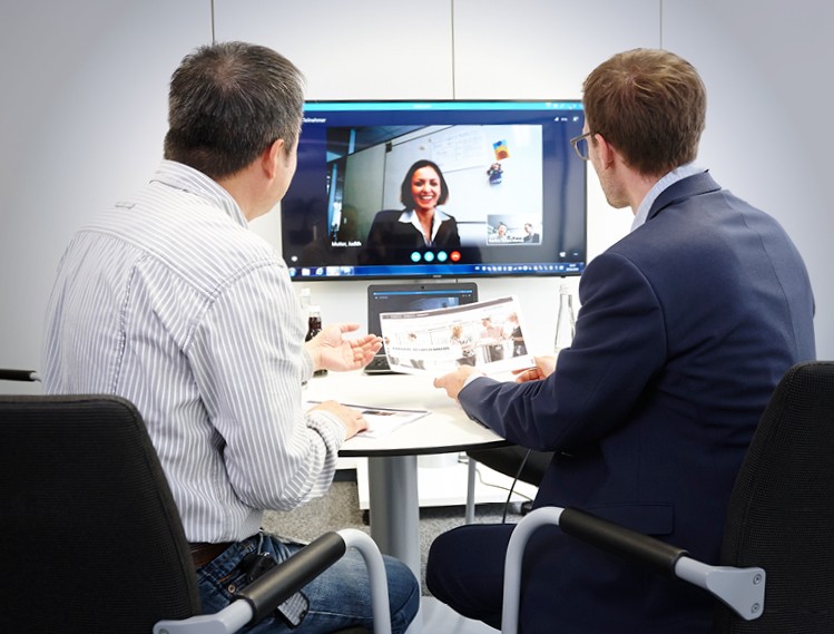 Video Call Conference Image Text